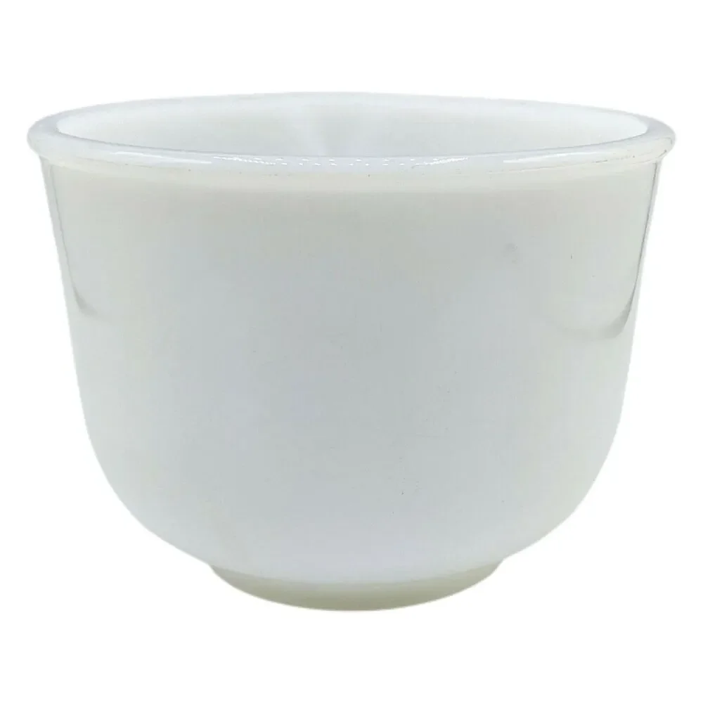 Sm Vtg Glasbake 20 CJ White Glass Spout Sunbeam Mixmaster Mixing Bowl 1.5 Quart